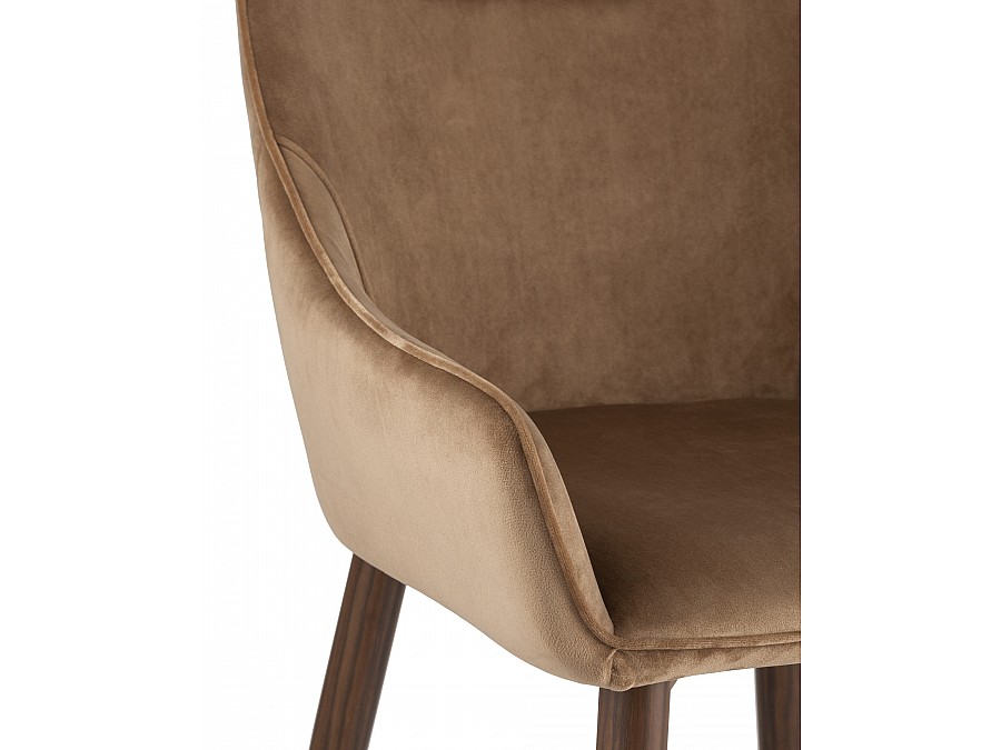 Стул Диана велюр бежевый