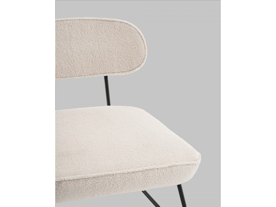 Кресло Kate new ткань букле бежевый