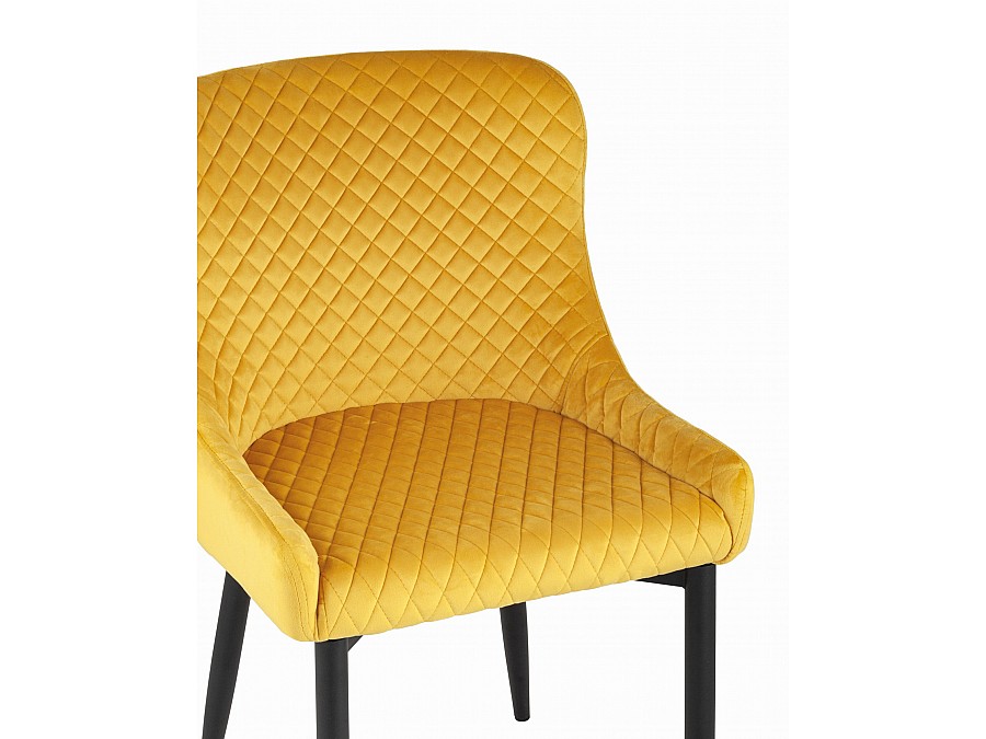 Стул Ститч велюр оранжевый