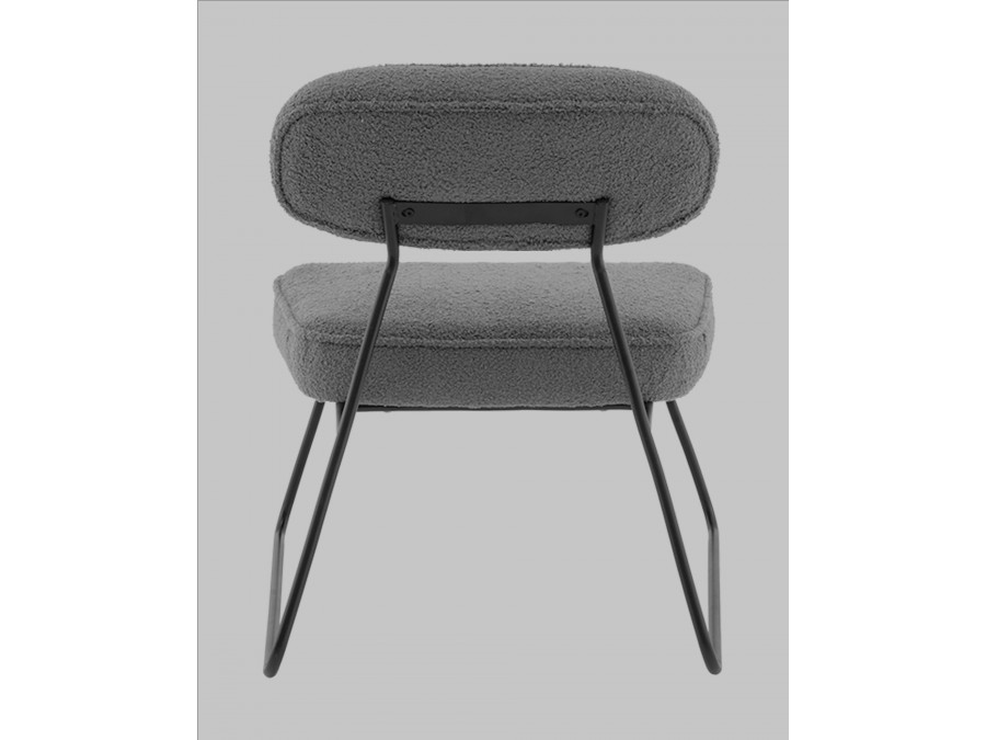 Кресло Kate new ткань букле темно-серый
