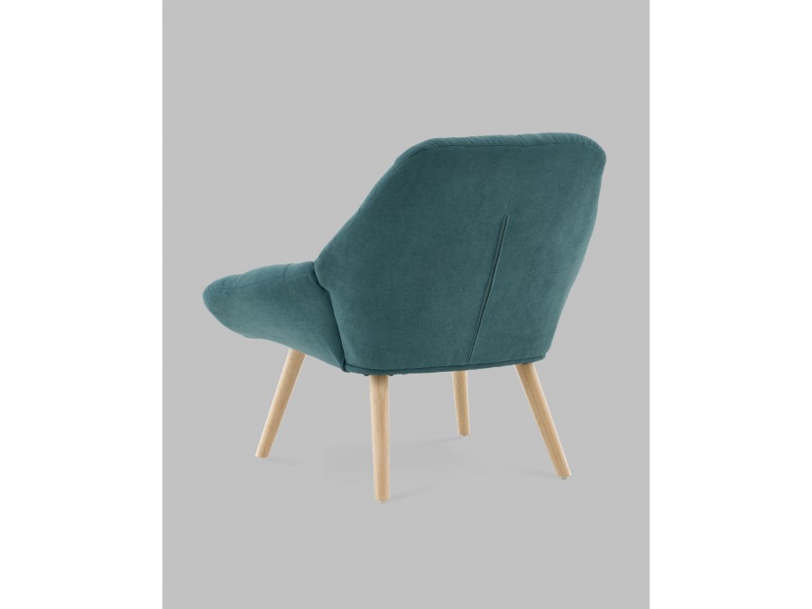 Кресло Олби Страйпс тёмно-бирюзовый