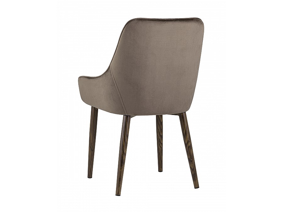 Стул Диана велюр коричневый