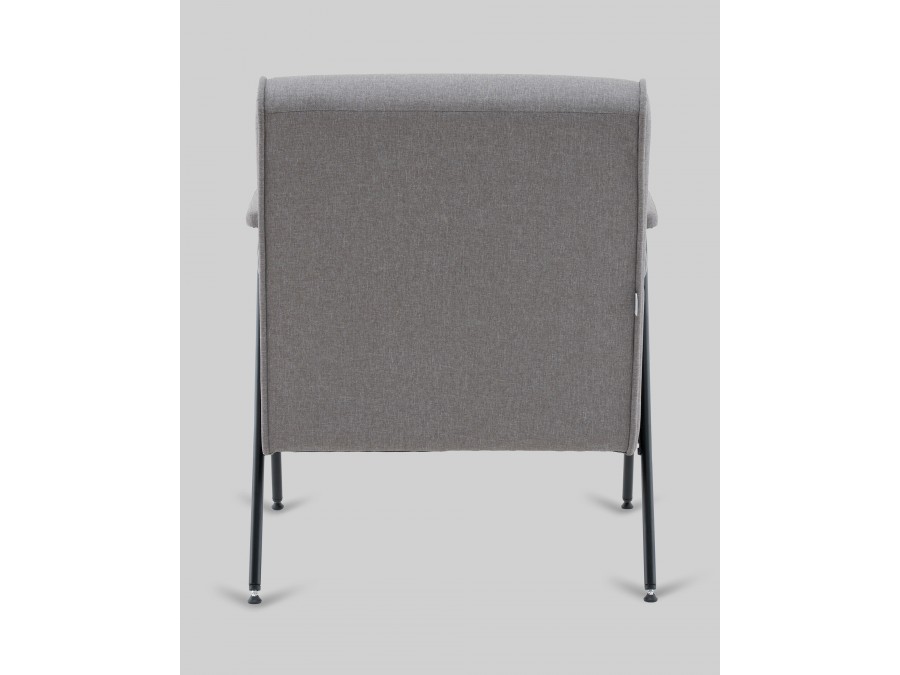 Кресло Эндино рогожка серый