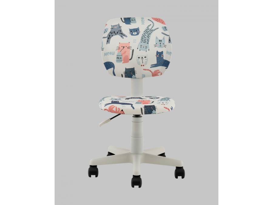 Кресло ЛОЛО Cats пластик белый