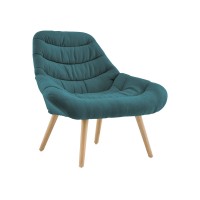 Кресло Олби Страйпс тёмно-бирюзовый