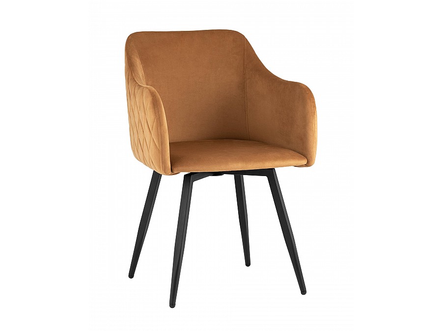 Стул Ника вращающийся велюр терракотовый