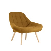 Кресло Олби Квадро горчичный