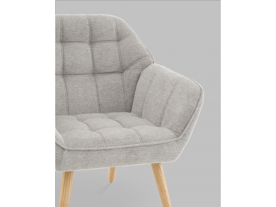Кресло Вэйл светло-серый
