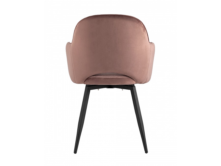 Стул Венера вращающийся велюр пыльно-розовый