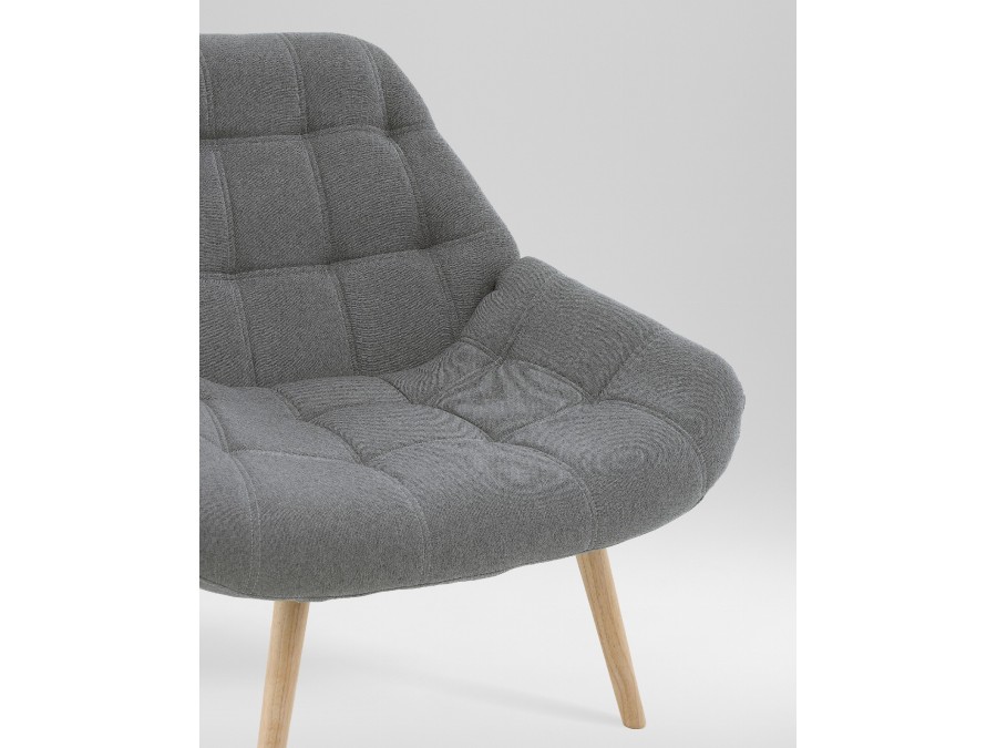 Кресло Олби Квадро серый