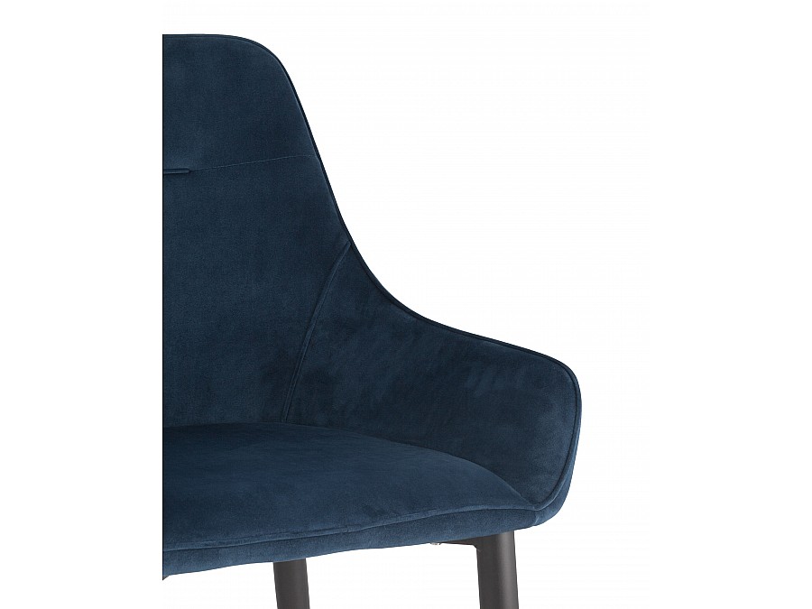 Стул Диана велюр сине-зеленый