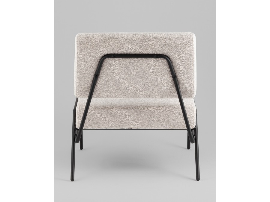 Кресло Теллинг шенилл серо-бежевый