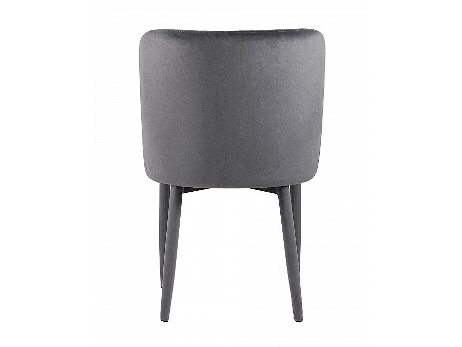 Стул Ститч серый ножки велюр