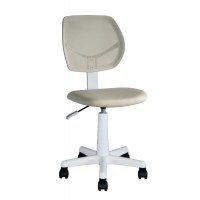 Кресло компьютерное детское ЛОЛО бежевый пластик белый