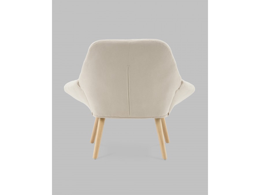 Кресло Олби Страйпс белый