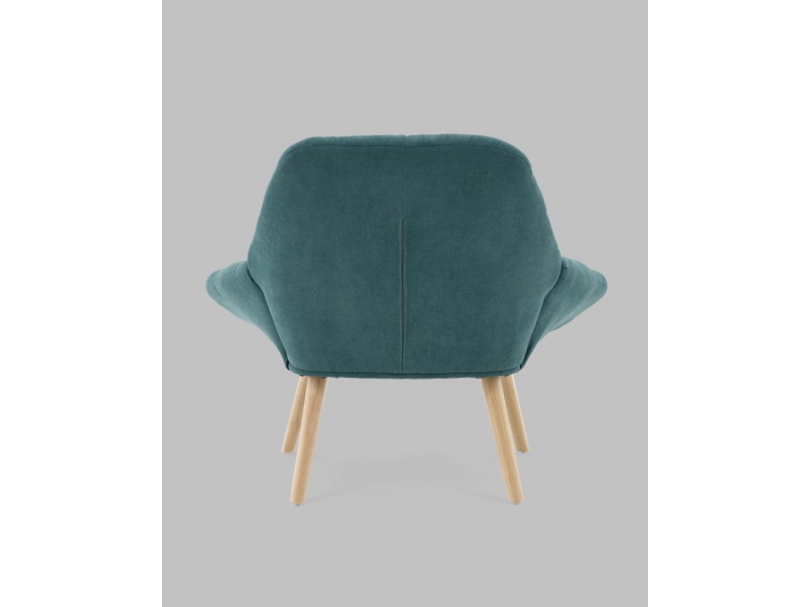 Кресло Олби Страйпс тёмно-бирюзовый