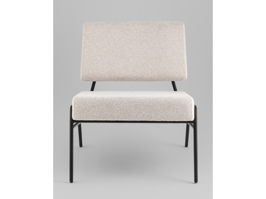 Кресло Теллинг шенилл серо-бежевый