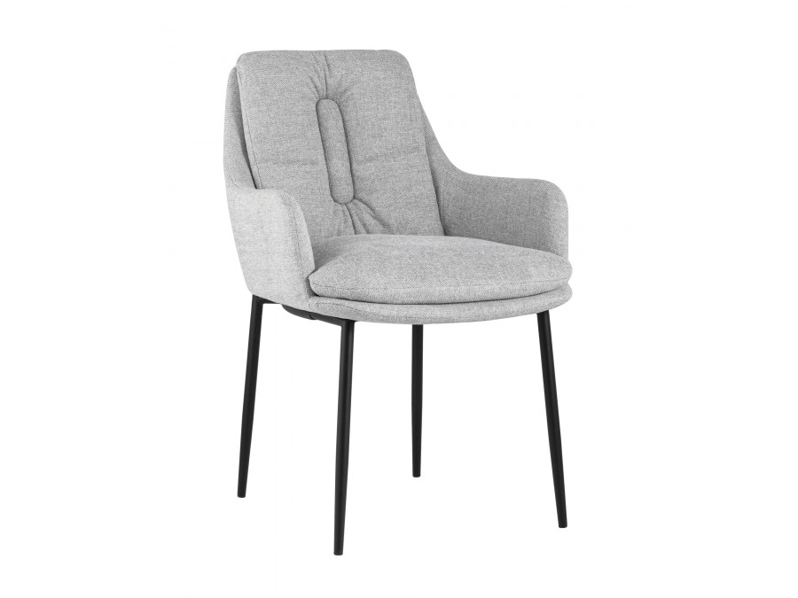 Кресло Саманта рогожка светло-серый