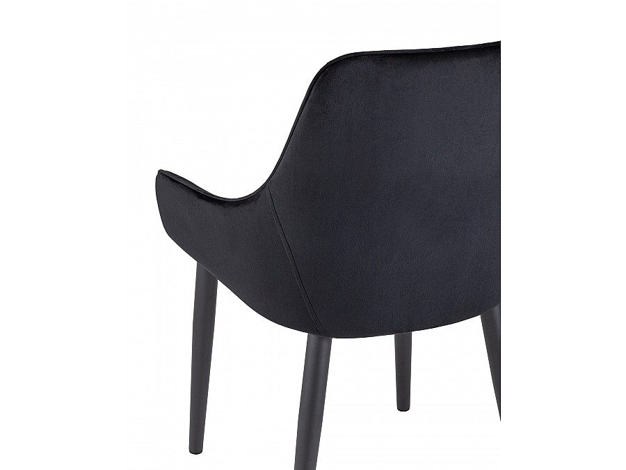 Стул Диана велюр черный