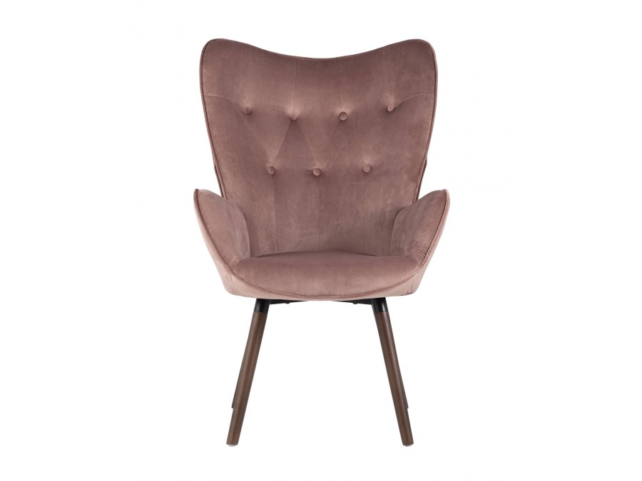Стул Гранд велюр розовый
