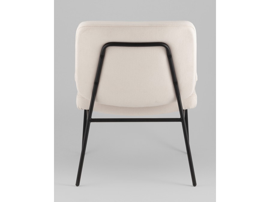 Кресло Эбигейл велюр молочный