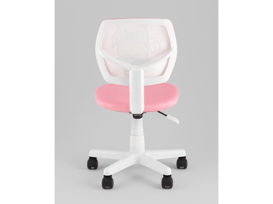 Кресло ЛОЛО Study розовый пластик белый