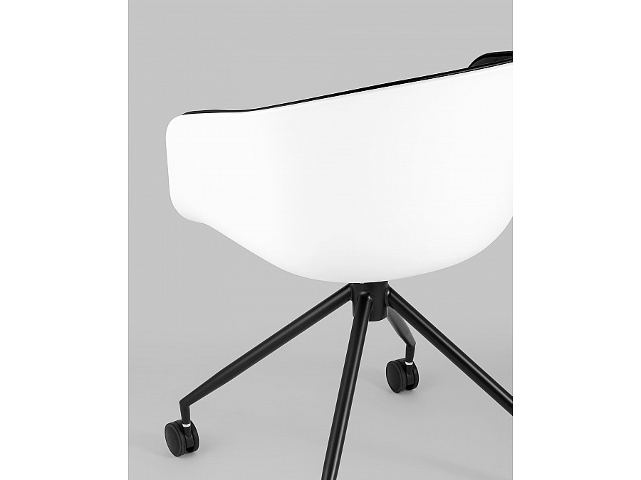 Кресло офисное LIBRA NL экокожа белый