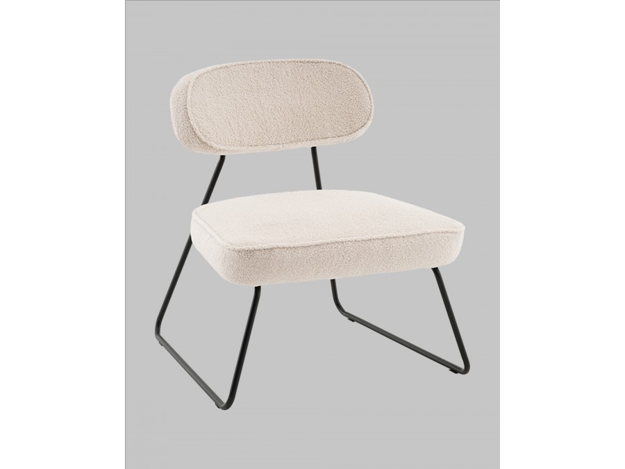 Кресло Kate new ткань букле бежевый