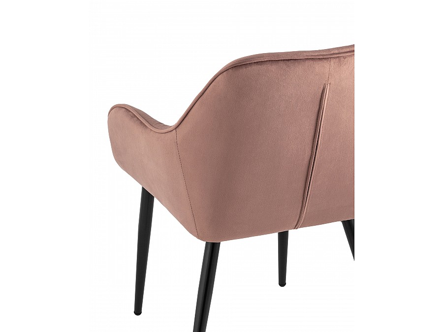 Стул Алекса велюр пыльно-розовый