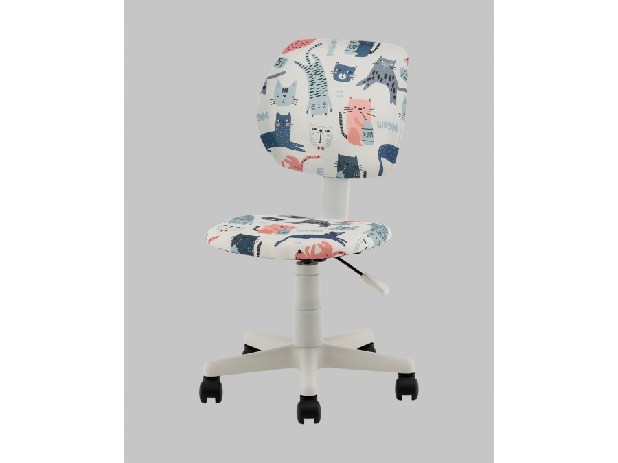 Кресло ЛОЛО Cats пластик белый