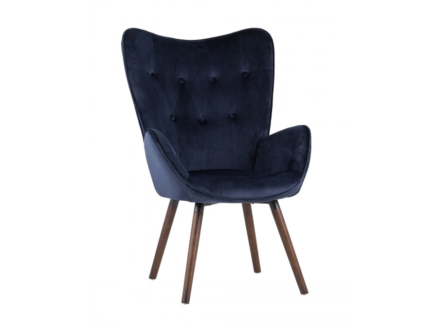 Стул Гранд велюр синий