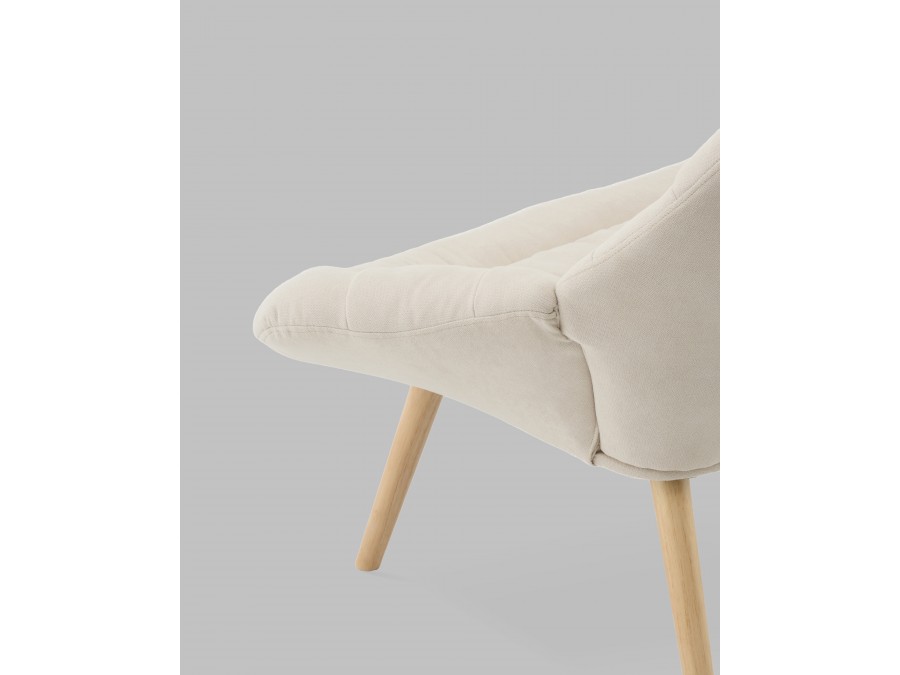 Кресло Олби Страйпс белый