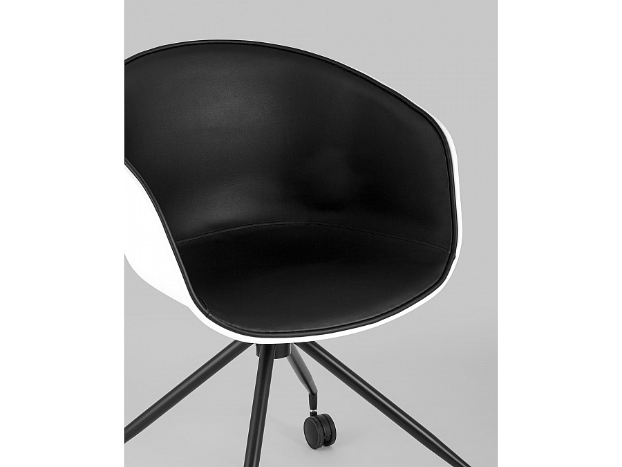 Кресло офисное LIBRA NL экокожа белый