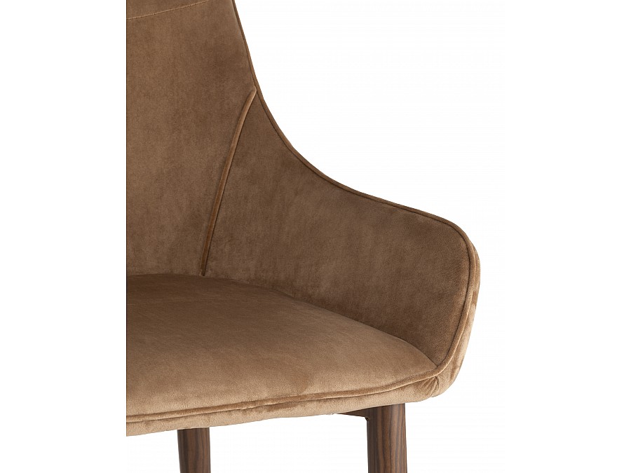 Стул Диана велюр бежевый