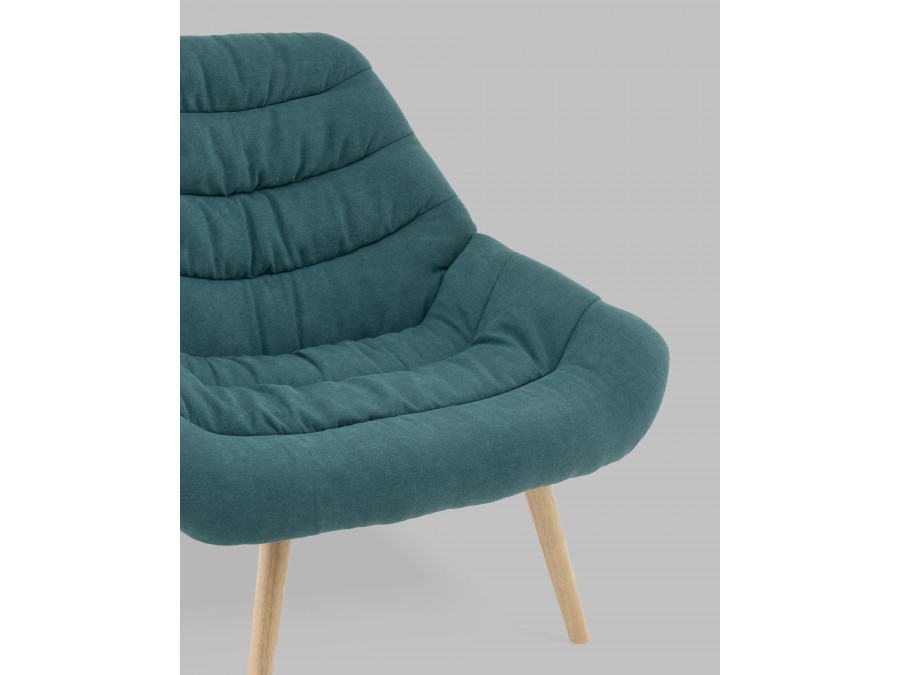 Кресло Олби Страйпс тёмно-бирюзовый