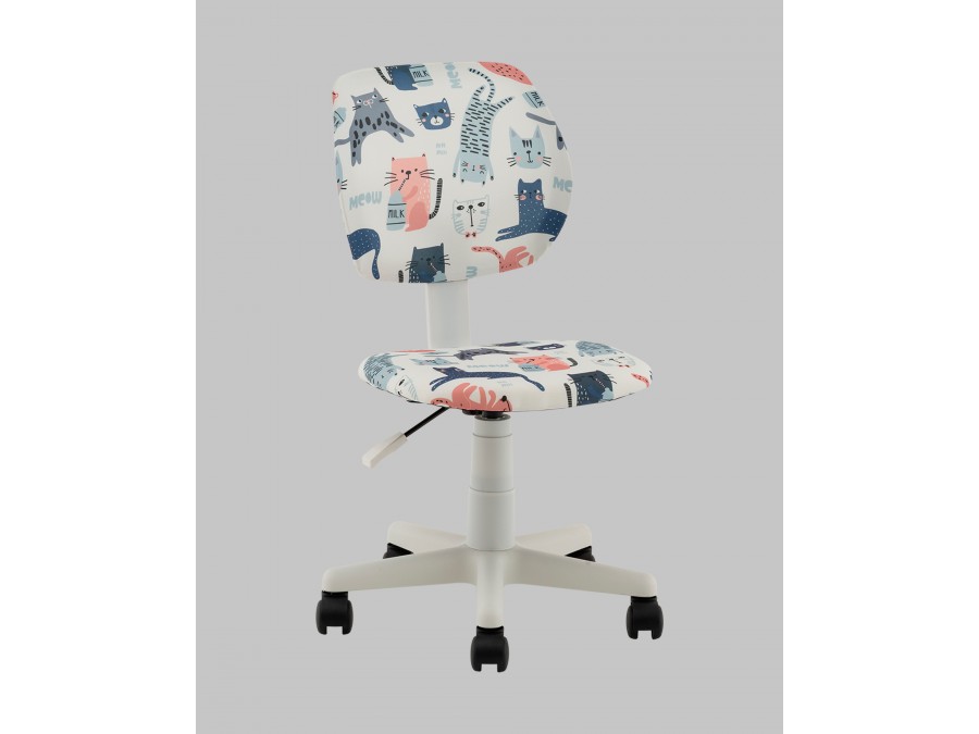 Кресло ЛОЛО Cats пластик белый