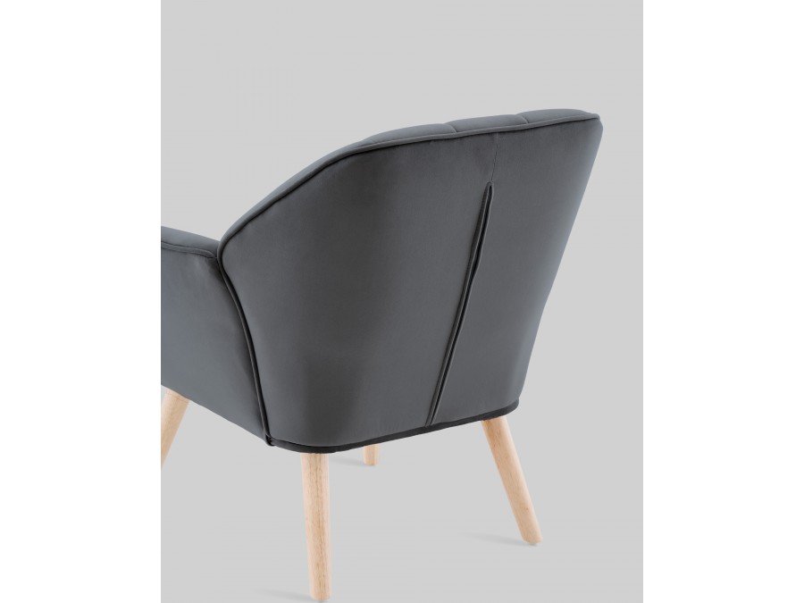 Кресло Руди серый