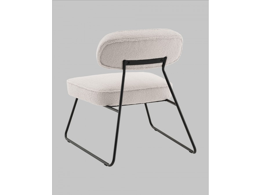 Кресло Kate new ткань букле светло-серый