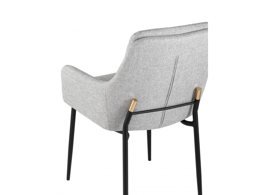 Кресло Саманта рогожка светло-серый