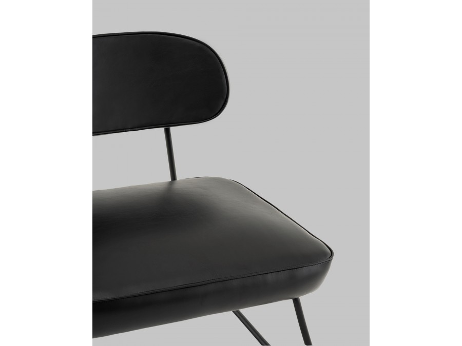 Кресло Kate new ткань экокожа чёрный