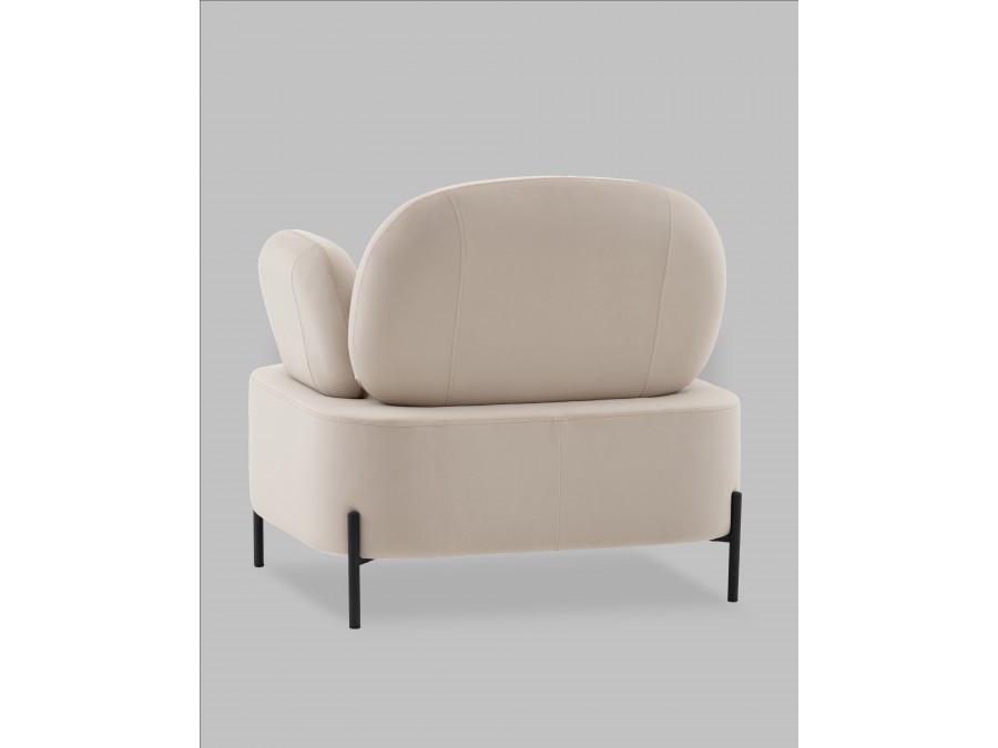 Кресло Кэнди велюр бежевый