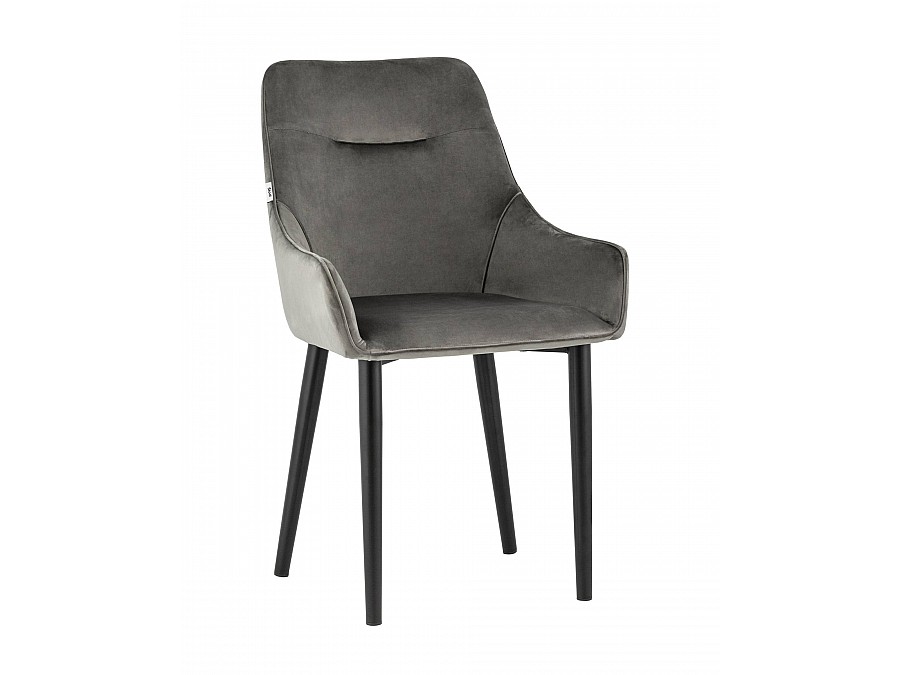 Стул Джоан велюр тёмно-серый