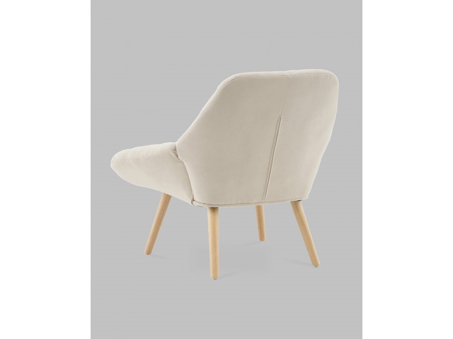 Кресло Олби Страйпс белый