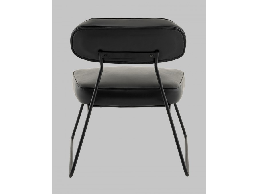 Кресло Kate new ткань экокожа чёрный