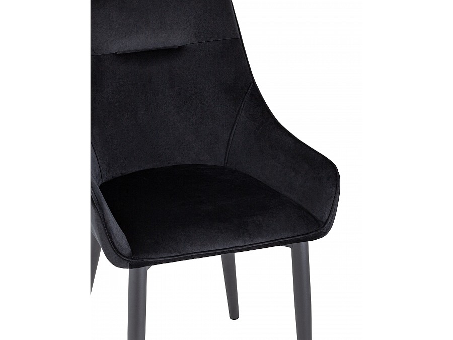 Стул Диана велюр черный