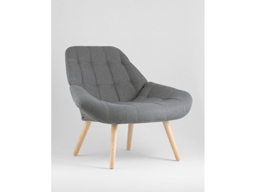 Кресло Олби Квадро серый