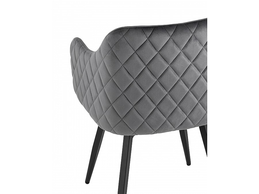 Стул Ника вращающийся велюр серый