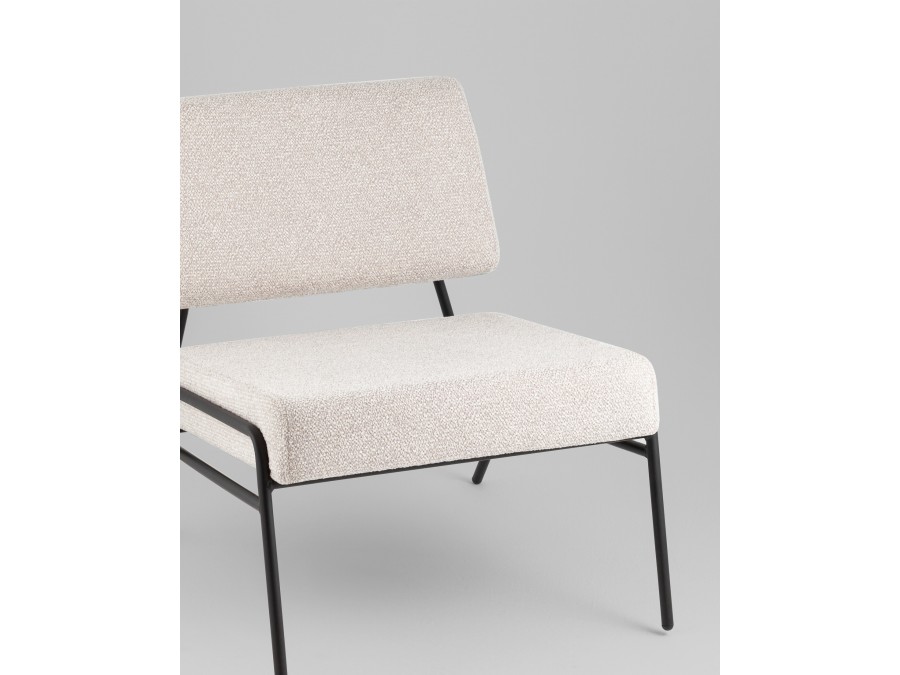 Кресло Теллинг шенилл серо-бежевый