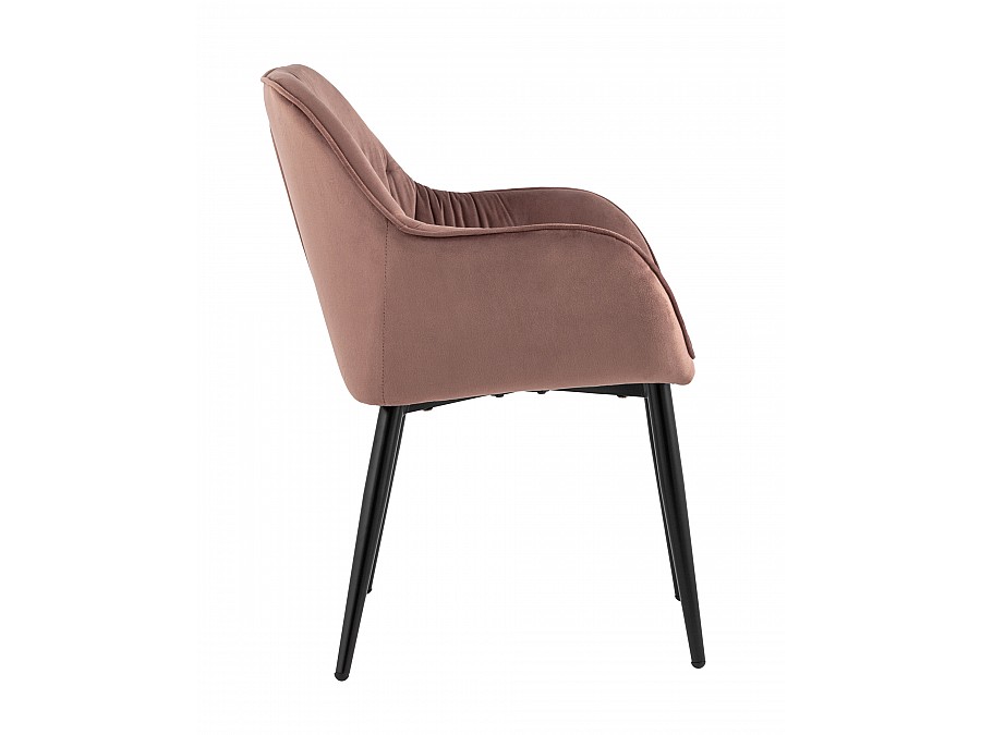 Стул Алекса велюр пыльно-розовый