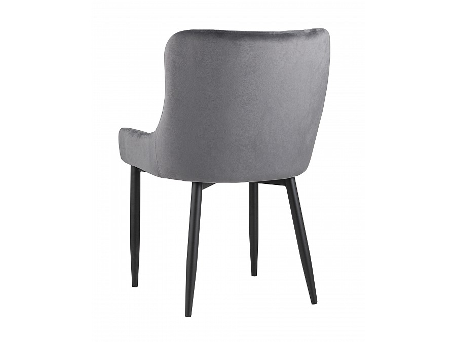 Стул Ститч велюр серый